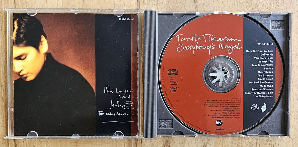 Tanita Tikaram – Everybody's Angel, CD