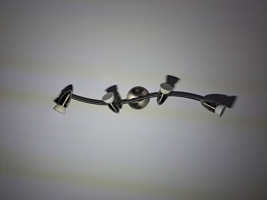 Candeeiro de tecto em inox