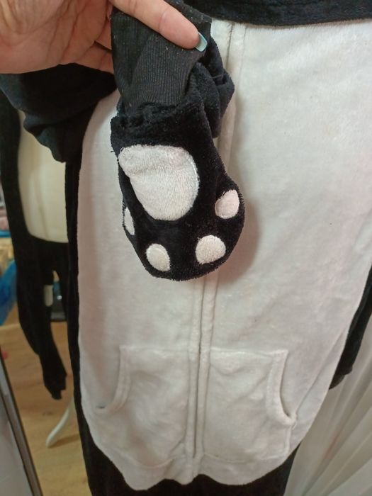 Piżama pajacyk kot S/M