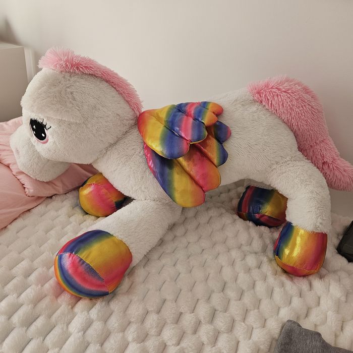 Peluche unicórnio gigante
