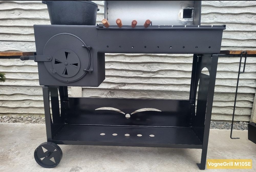 • ХІТ 2026 • Гарантія • Мангал Барбекю з Піччю під Казан / Коптильня