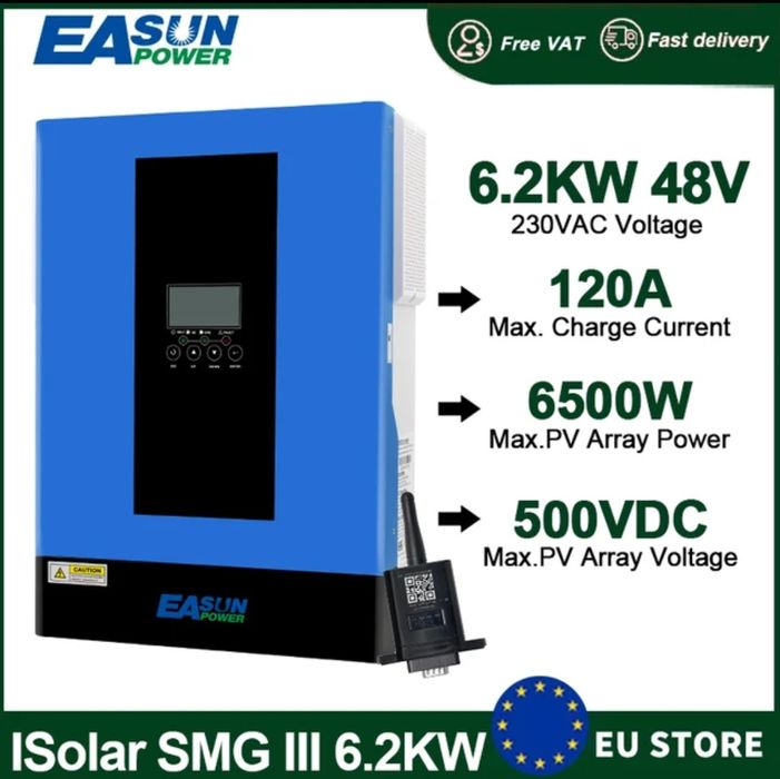 Inversor híbrido offgrid 6,2 Kw