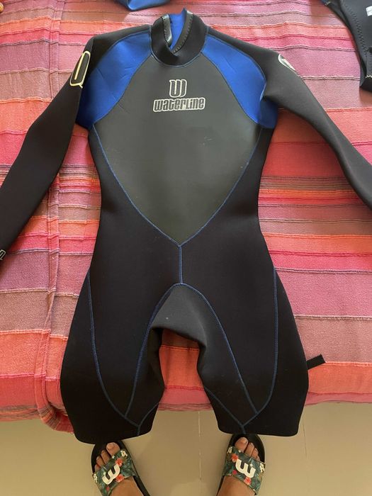 fato de neoprene para senhora ideal para mota de agua