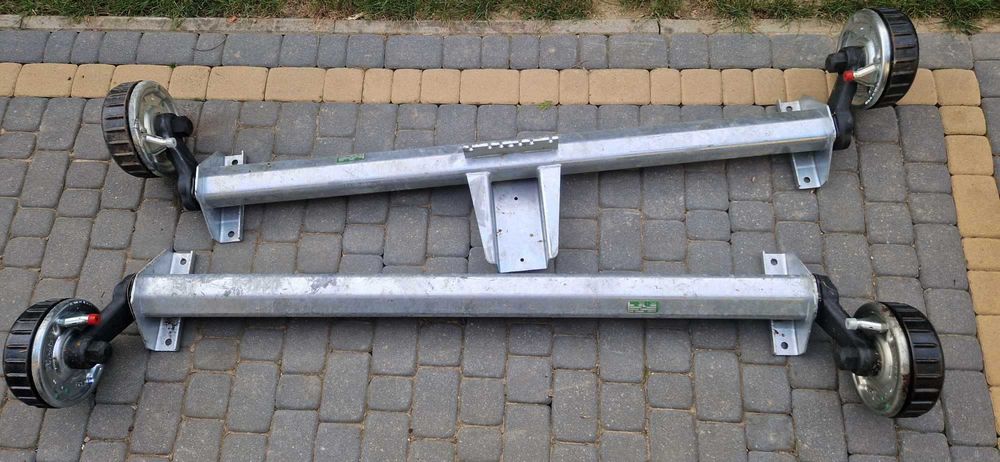 Oś hamowana AL-KO EURO do przyczepy /lawety 1800kg 1600mm 2100mm 5x112