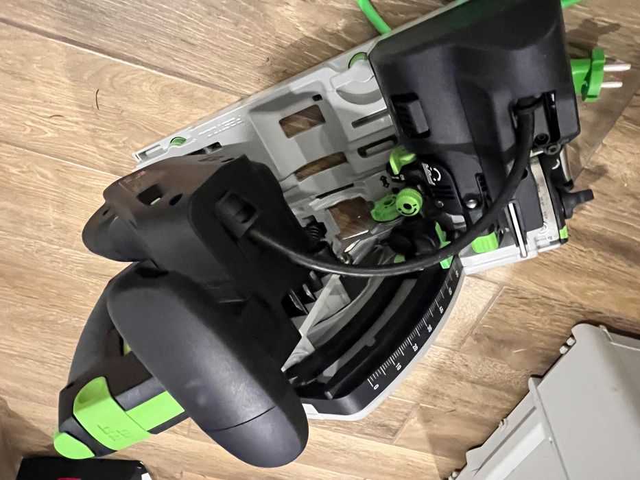 Zagłębiarka z podcinakiem Festool TSV60 z kątownikiem i szyną 2m piły