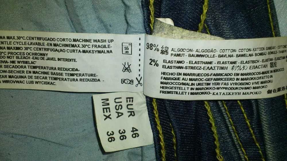 Джинсы ZARA Jеans,Испания.НОВЫЕ с витрины,р.46.ТёмноСиние С этикетками