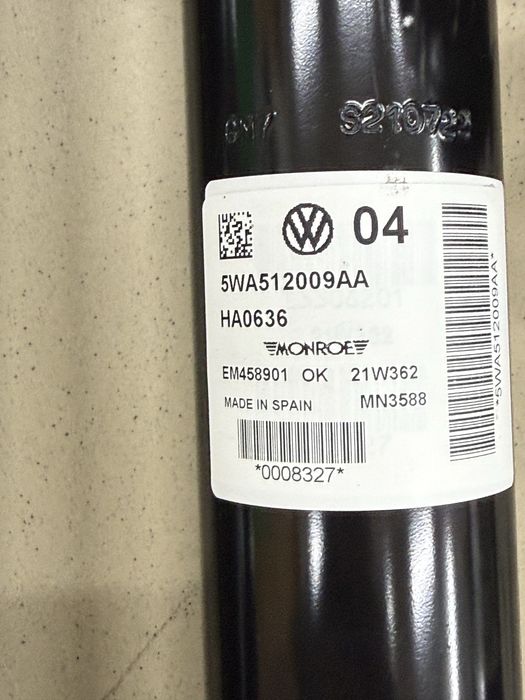 Адаптивні амортизатори стойки  DCC vw golf 7 passat arteon   skoda