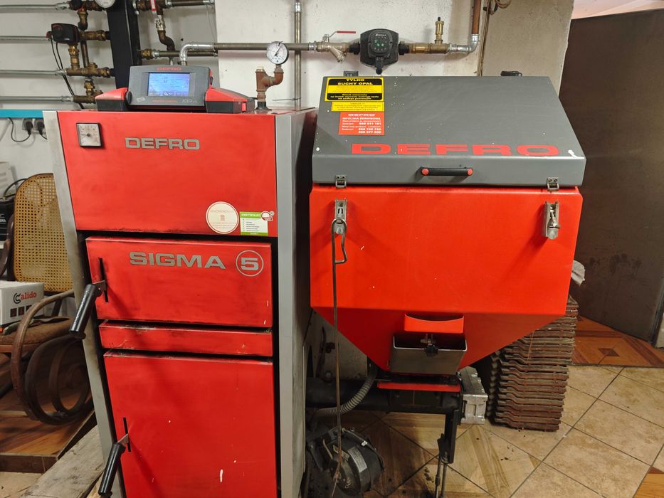 Kocioł na ekogroszek Defro Sigma 5