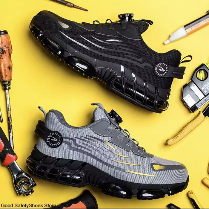 Робоче взуття .Чоловічі кросівки з посиленим захистом носка  спорт