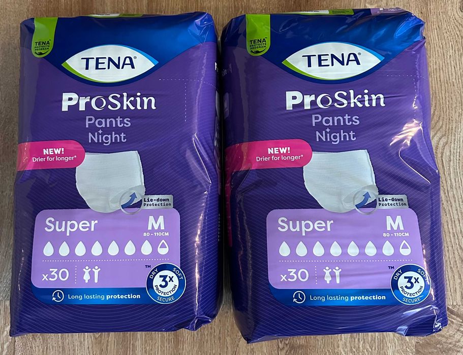 Majtki chłonne Tena proskin pants M super night (120 sztuk)
