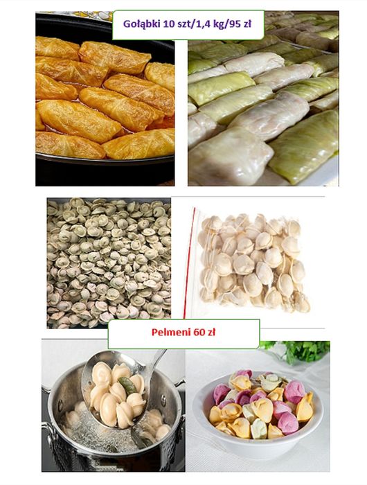 Domowe pierogi, pelmeni, gołąbki
