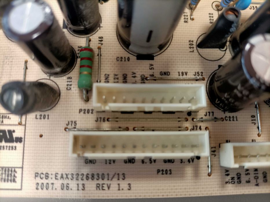 Fonte alimentação TV LG