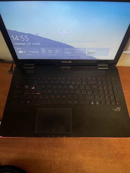 Ігровий ноутбук Asus g551w