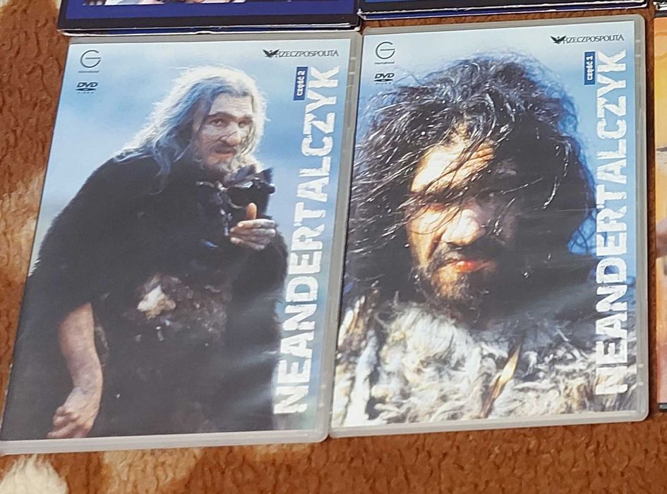 Dwa filmy DVD Neanterdalczyk