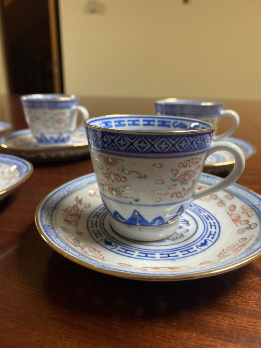 Conjunto de 6 chavenas chinesas