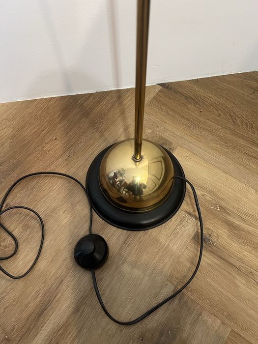Lampa vintage design, stojąca, złota