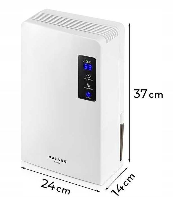 MOCNY Cichy Osuszacz powietrza pochłaniacz wilgoci oczyszczacz wydajny
