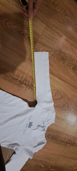 Body z długim rękawem, 98, Ca, nowe, białe, bawełniane, koszulka, bluz