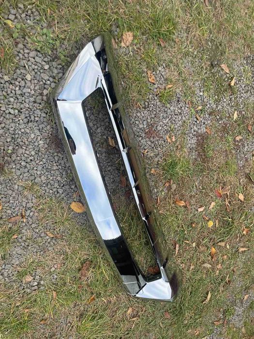 Хром накладка переднього AMG бампера Mercedes ML W166 11-15 Рамка