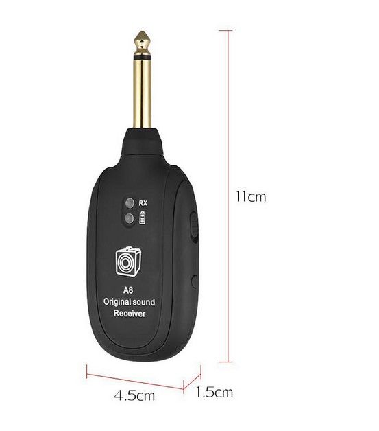 Conjunto de Transmissão de Áudio sem Fios com Transmissor e Receptor