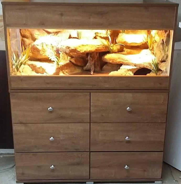 Terrarium + szafka 120x50x60  na zamówienie
