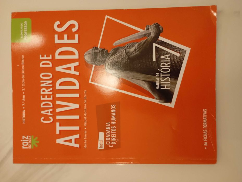 Livro dos professores-Caderno de atividades história 7º -Raiz editora