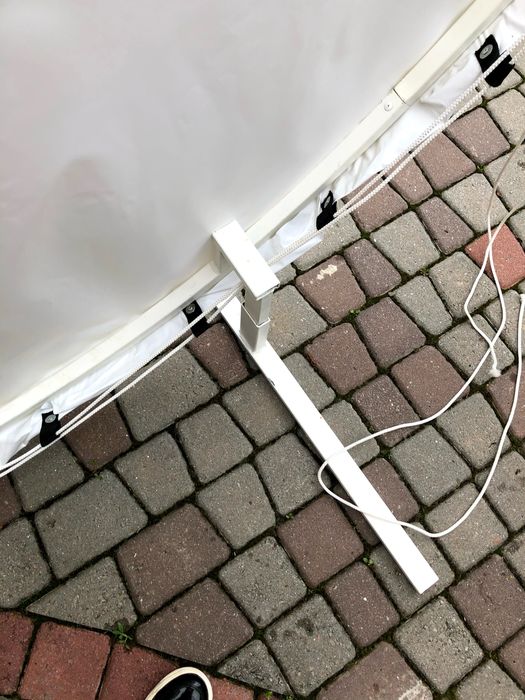 Фотозона металевий круг 220см, банер глянцевий Продаж