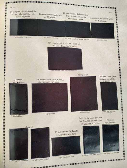 Álbum de selos da Yvert & Tellier