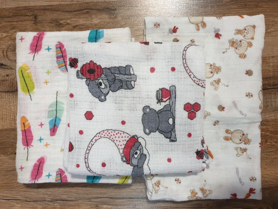 Пелёнки муслиновые 3шт
