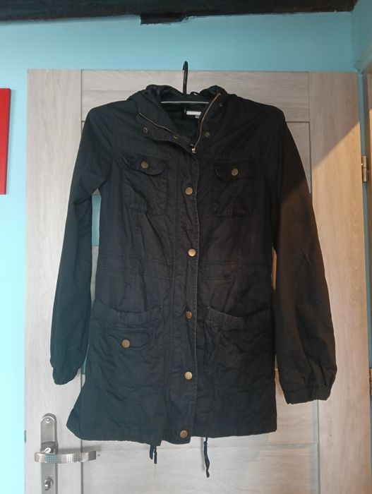 Granatowa parka M
