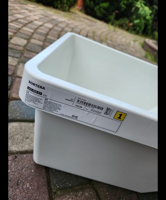 Sortera 37L ikea pudełko