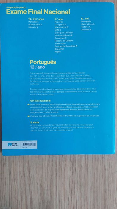 Livro Preparação para o Exame Final Nacional de Português 12°ano