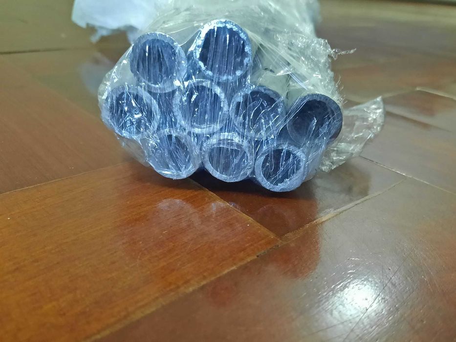 9 Barras de Alumínio | Tubos Galvanizados | 2 metros cada