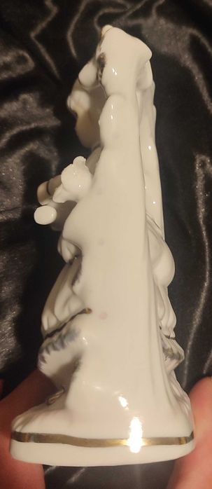 Kolekcjonerska figurka Gräfenthal Carl Scheidig – dziewczynka w pergoli vintage DDR / NRD