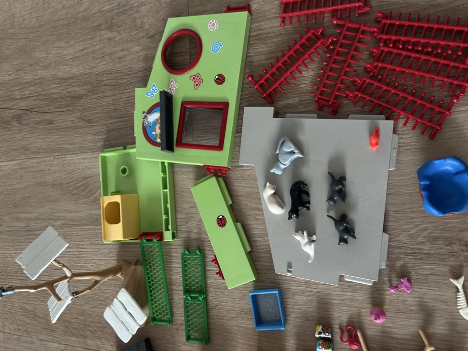 Klocki playmobil zestaw z kotkami