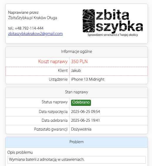 iPhone 13 256GB Midnight - Gwarancja na baterię (dożywotnia)
