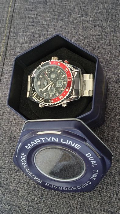 Męski Zegarek Martyn Line Dual Time Chrono OKAZJA
