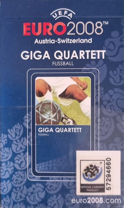 Karty Euro 2008 Giga Quartett.