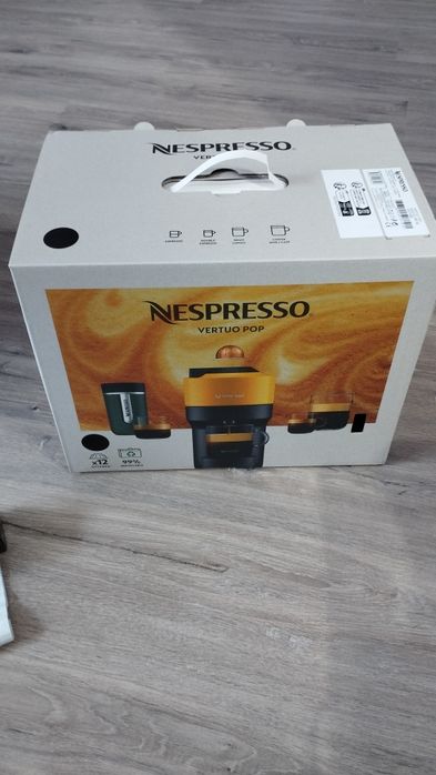 [NOVA] Máquina café Nespresso Vertuo Pop Black + cápsulas