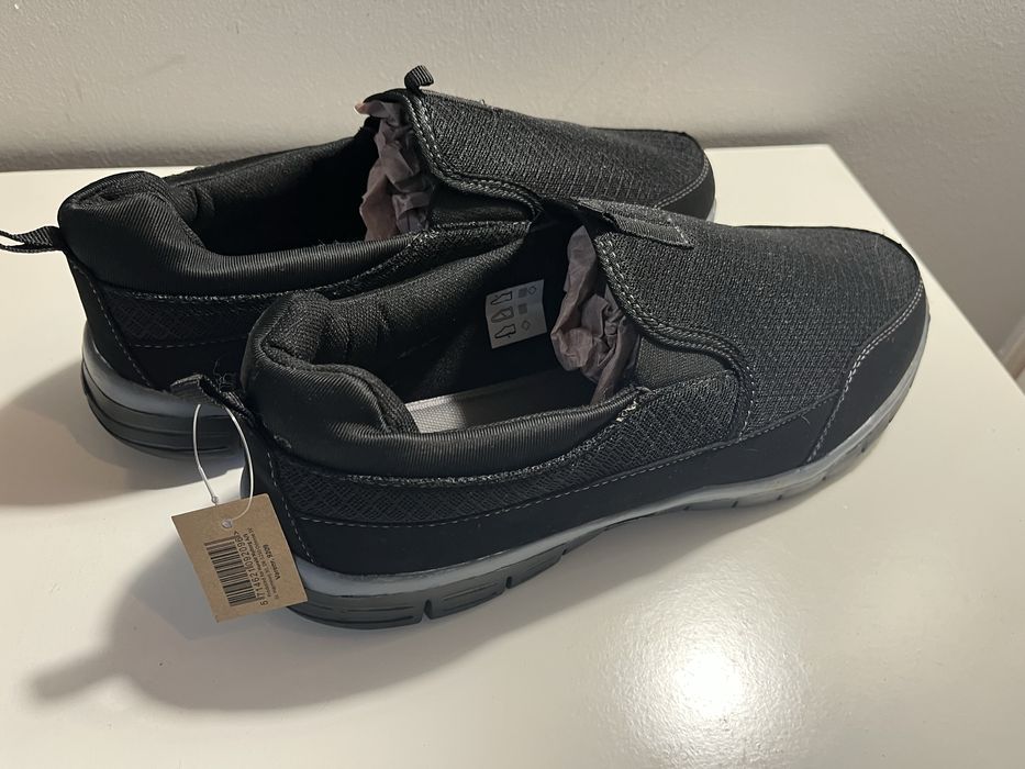 Buty slip in czarne 44 tru - flex meskie