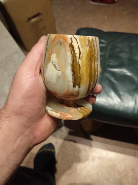 Kieliszki z onyksu  4 szt