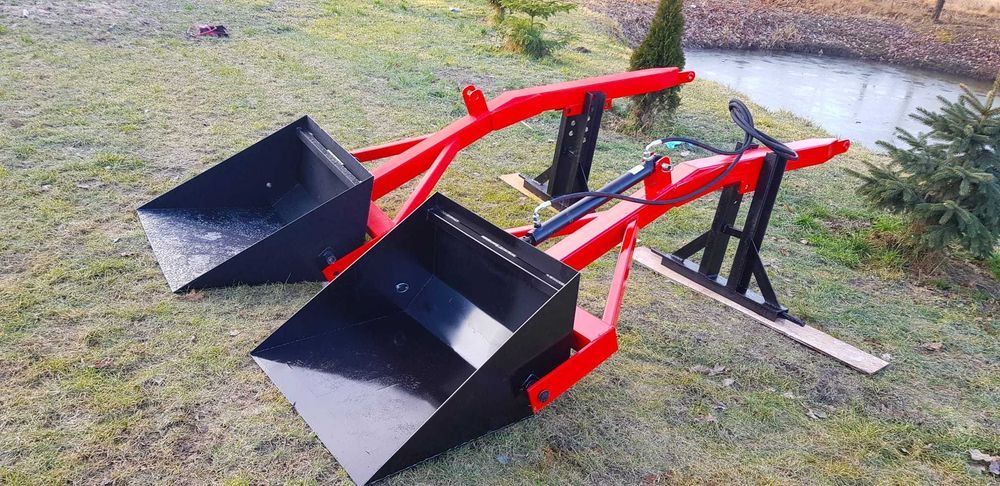 Ładowacz na tyl ciagnika widly do obornika