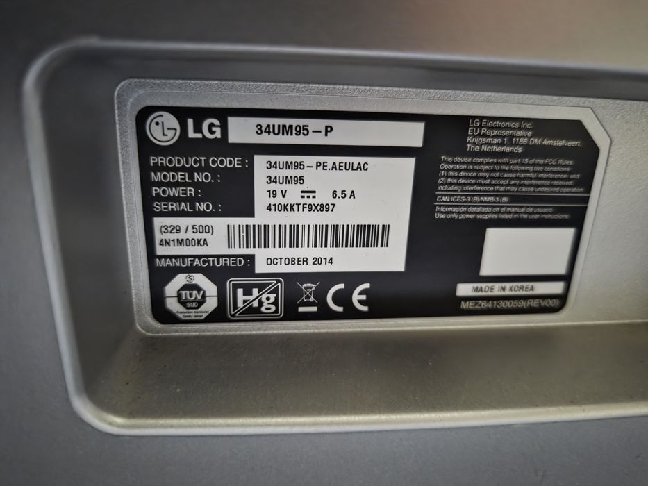 Monitor LG 34UM95 używany