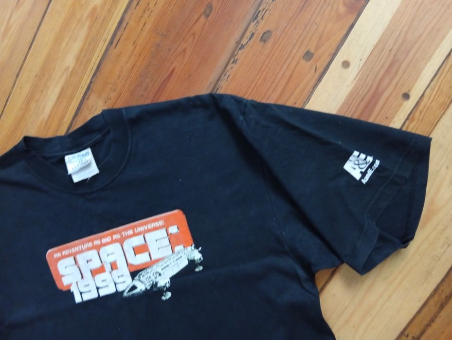 T-shirt męski czarny