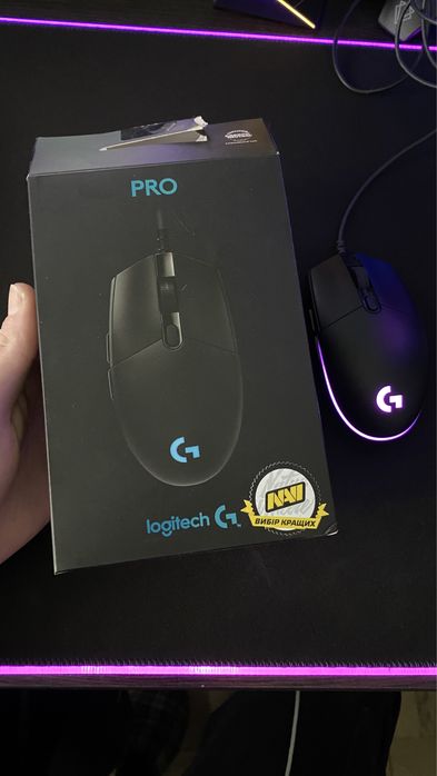 Игровая мышка Logitech g pro usb bleck