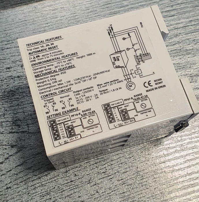 Fanox PF47-R Elektroniczne Zabezpieczenie Silników