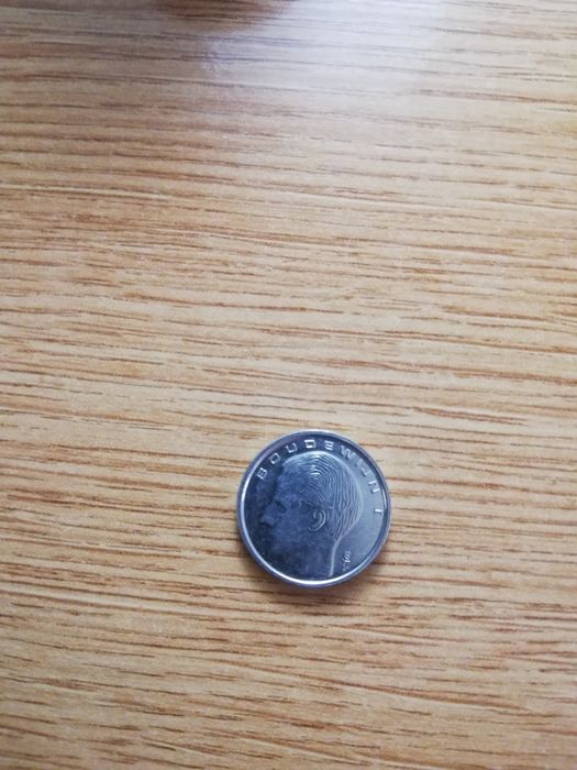 Moeda 1 franco belga 1990