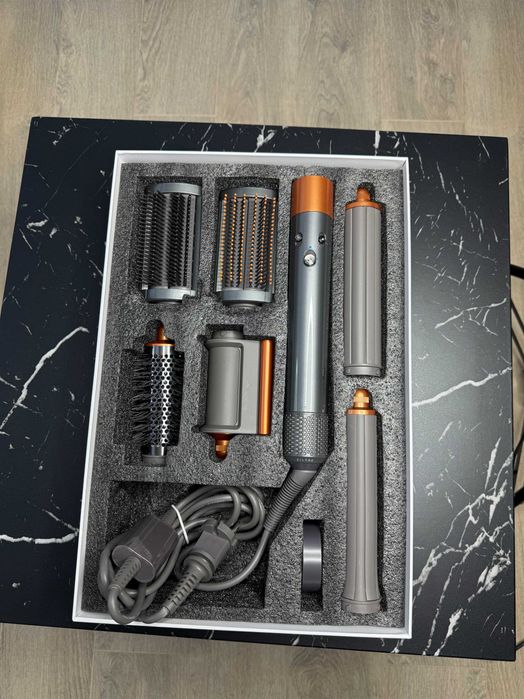 Стайлер Airwrap HS05 Complete Long, 6 насадок, Nickel/Copper