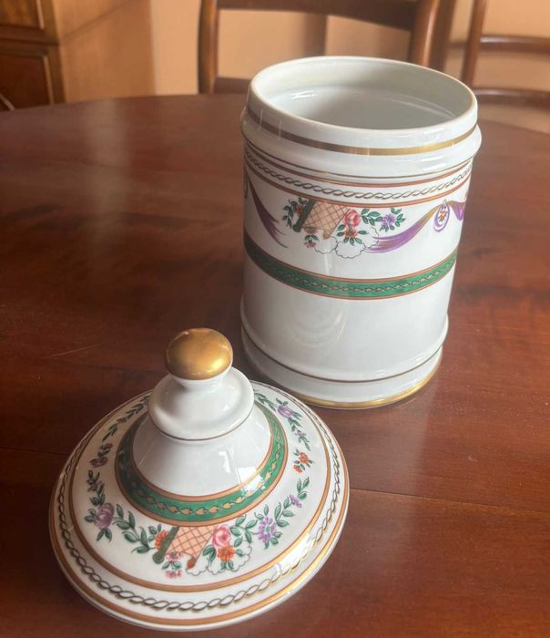 Pote em Porcelana Vidal Arte – Portugal – Pintado à Mão