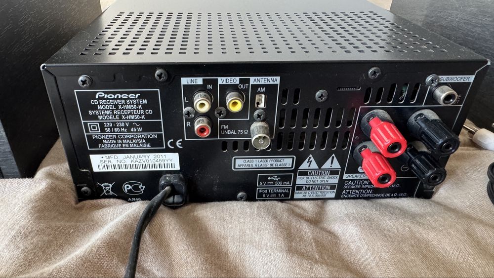 Pioneer x-hm 50 de cor preta